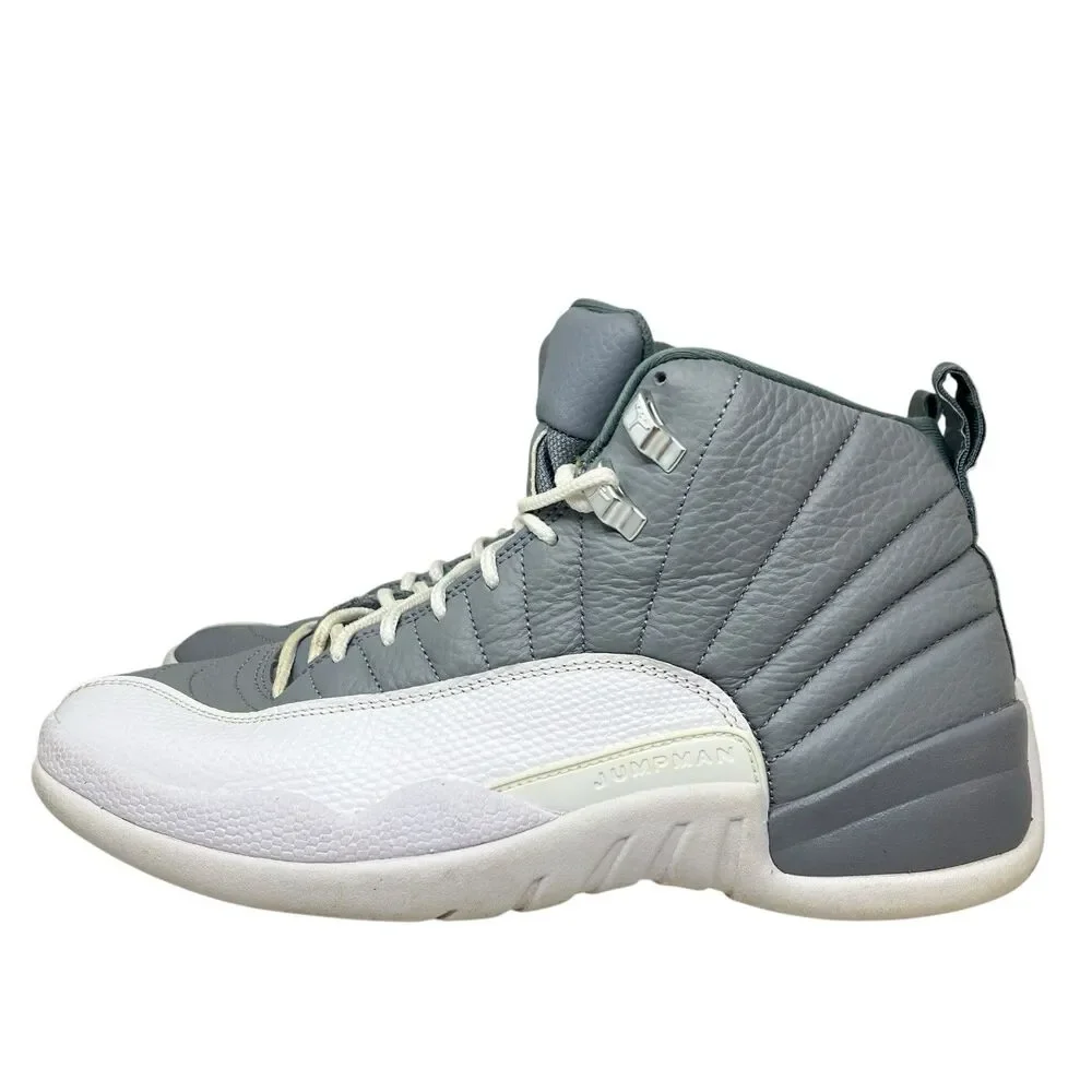 Nike Air Jordan 12 Sneakers Mens 9.5 Gray Retro Stealth Basketball CT8013-015